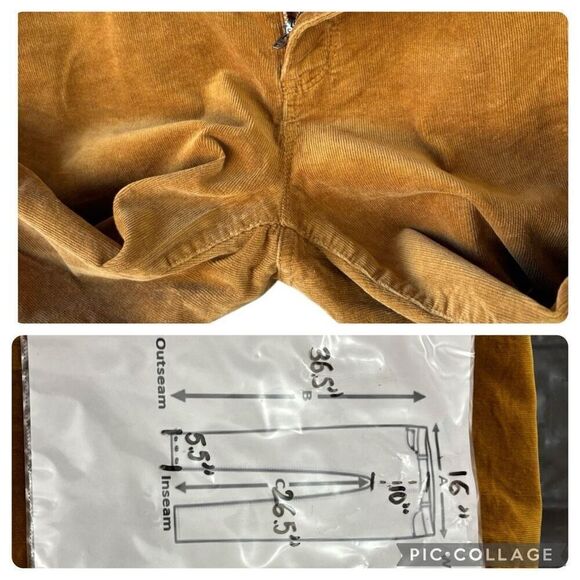 J. Crew Golden Brandy Mid Rise Skinny Corduroy Stretch 5 Pockets Pants Size 29 - Picture 7 of 11